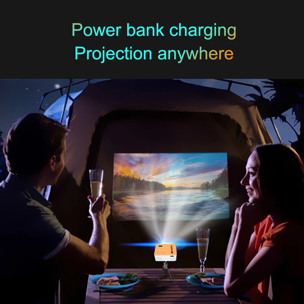 

UC28D Projector LED Home Video Projector Support TF Card Home Theater For Business Conference Children Teaching Christmas Gift