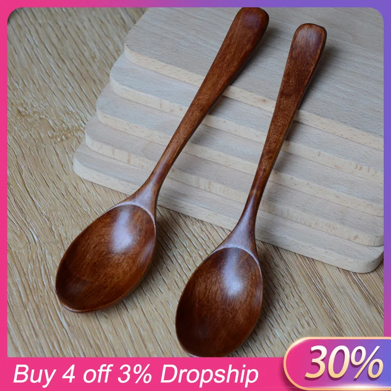 2020 Милая деревянная ложка для домашних животных Бамбуковая кухонная утварь