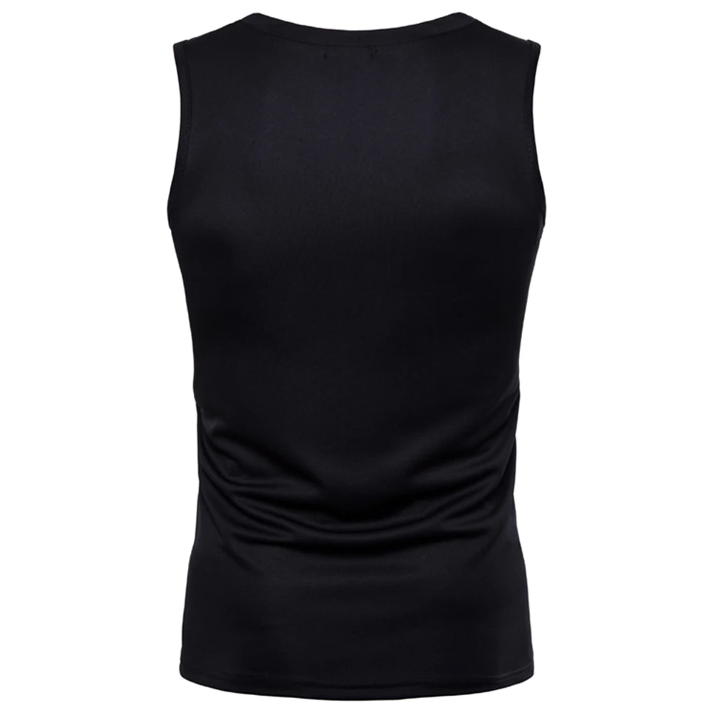 Мужская дышащая футболка без рукавов для отдыха на весну и лето Спортивная