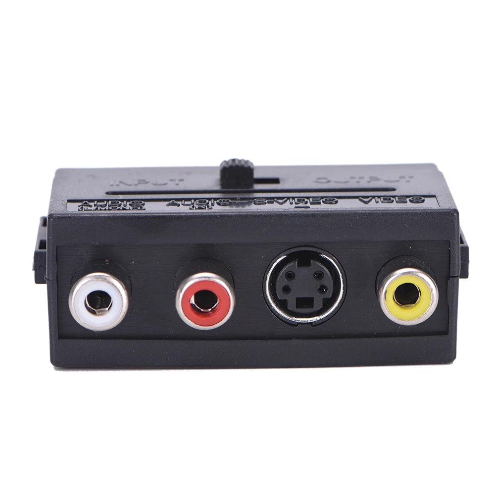 1PCS 21 Pins Adapter To 3 RCA Female For TV DVD Male Plug SCART Converter Audio Video Accessories Cable Connectors | Строительство и