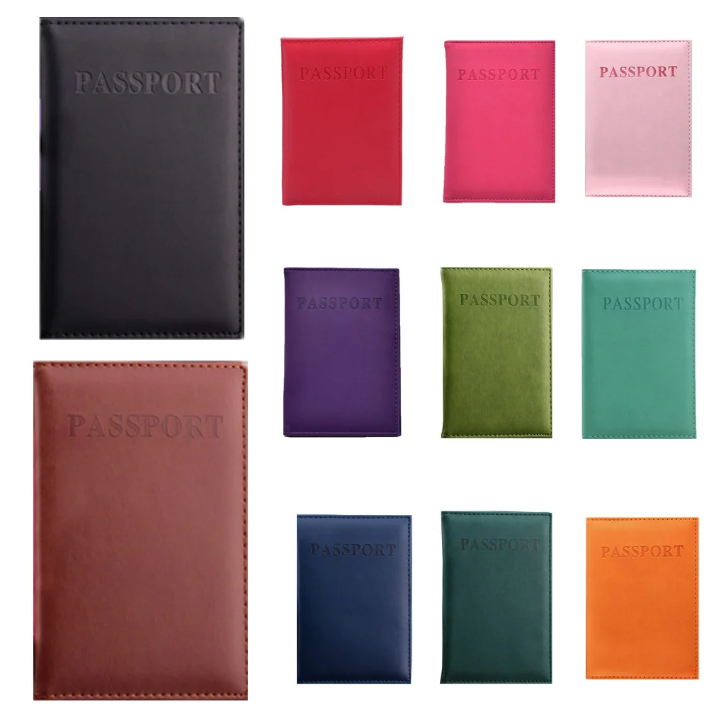 Модные унисекс визитницы обложки для паспорта мужчин и женщин дорожный кошелек
