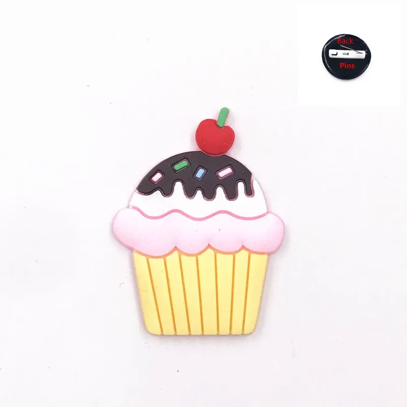 10 шт. оптовая продажа милый десерт мороженое торт Императорская корона значок