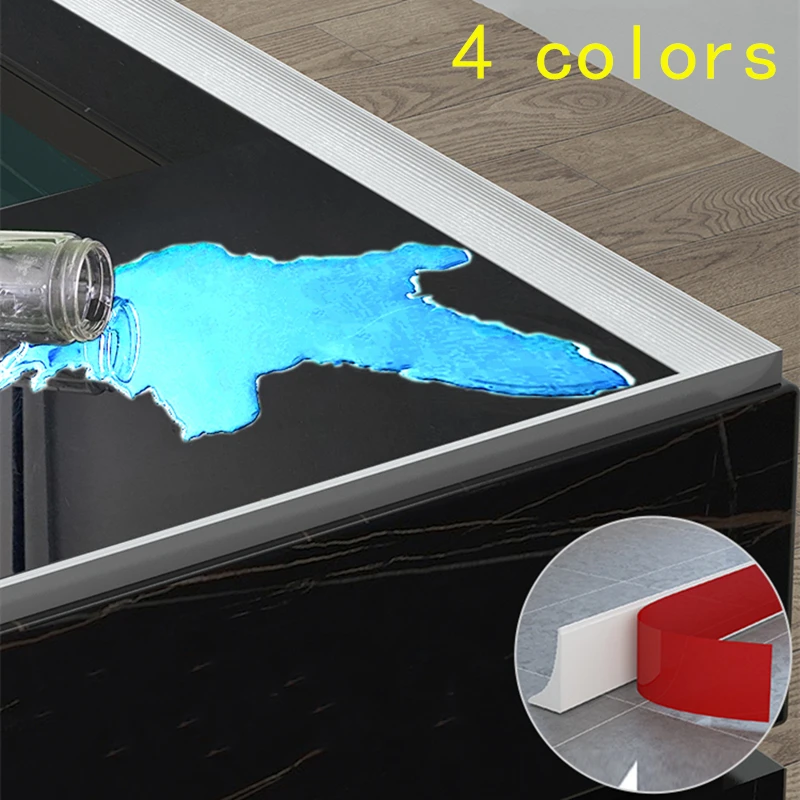 Новый силиконовый водный барьер для кухонной столешницы пробка ванной комнаты