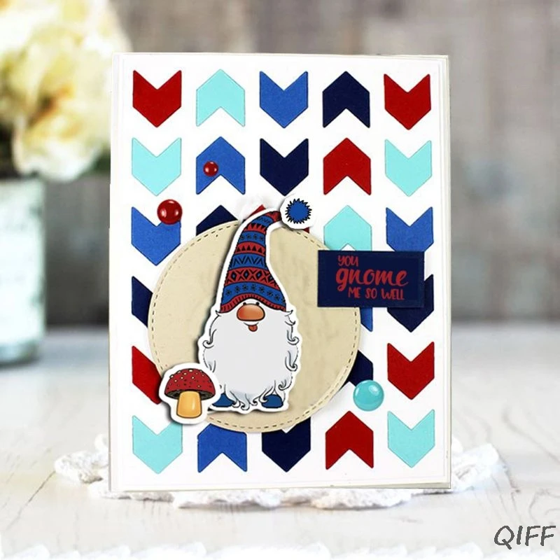 Санта гном силиконовый прозрачный печать штамп DIY Скрапбукинг рельефная