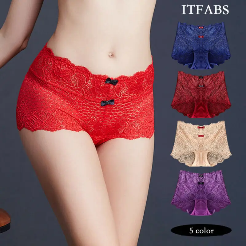 1 шт. женское Прозрачное нижнее белье с высокой талией | Женская одежда