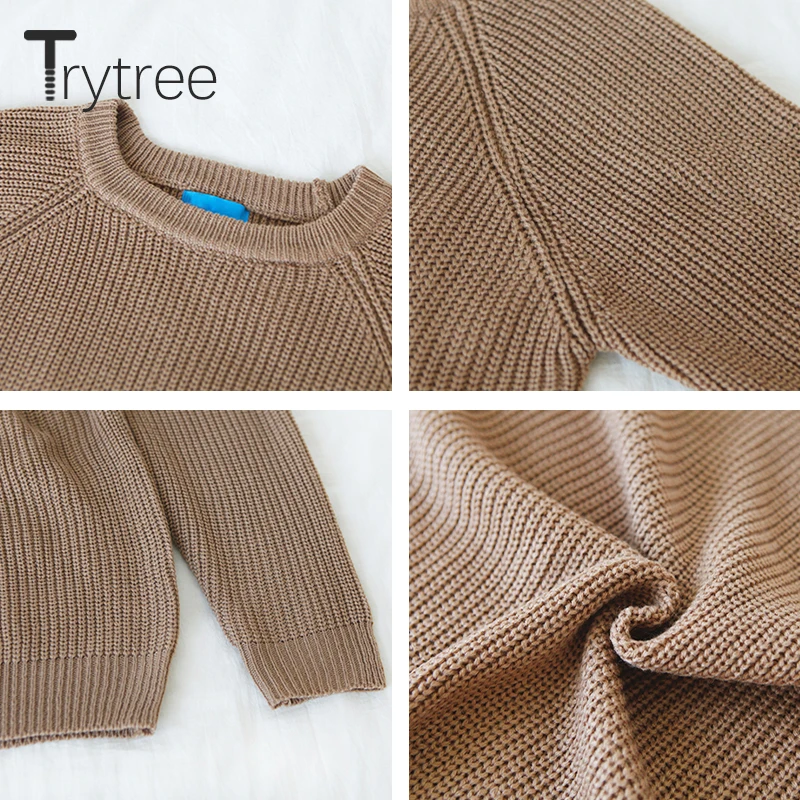 Trytree 2019 Autumn Winter Women Casual Sweater O-neck Pullovers Knitting Fashion Loose Solid 4 Colour All-Purpose Style | Женская