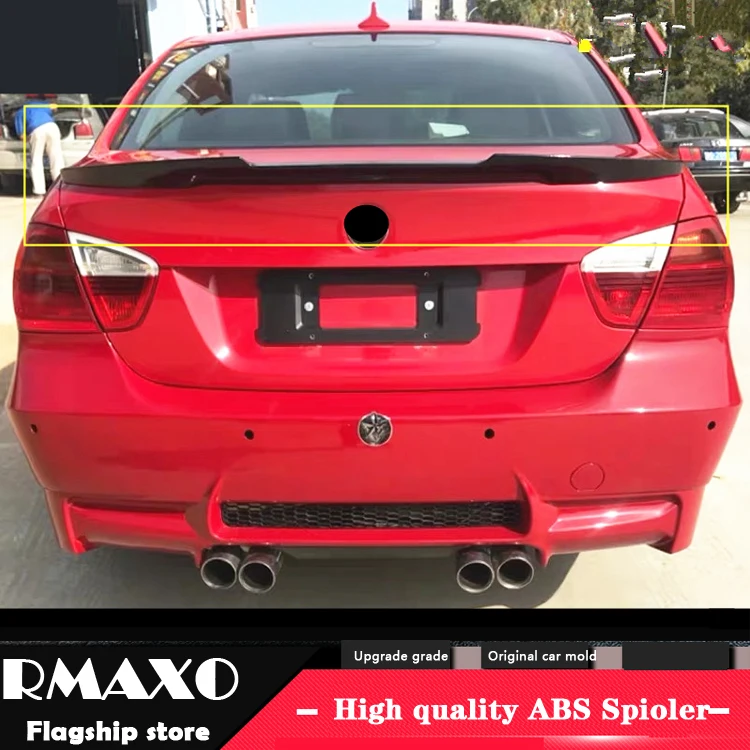 Спойлер для BMW M3 E90 2006-2010 спойлер 320li 325li M4K из АБС-материала заднее крыло автомобиля