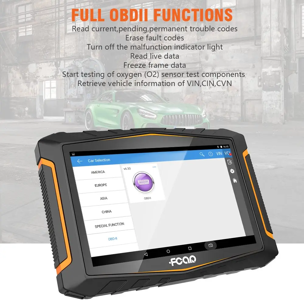 FCAR F508 полносистемный диагностический инструмент для диагностики транспортного