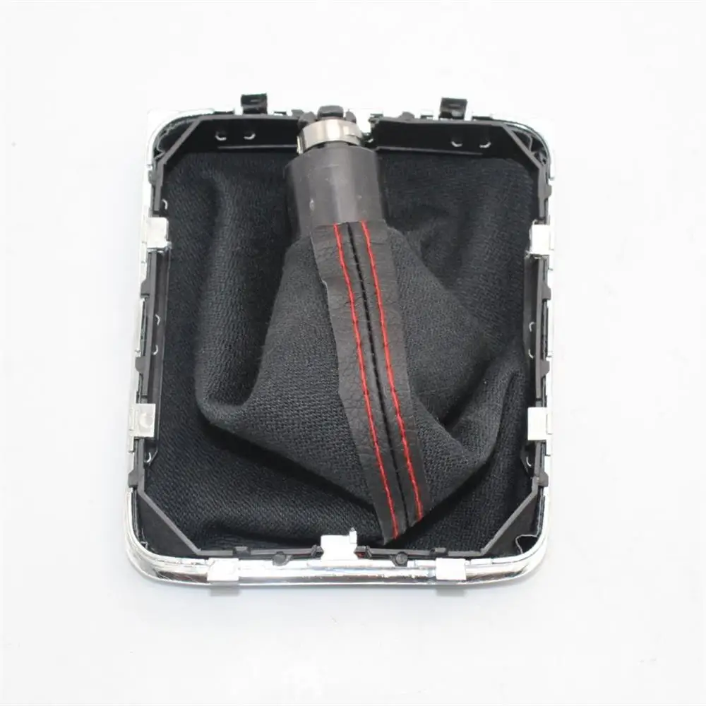 5 скоростной автомобильный рычаг переключения передач кожаная ручка для VW Passat B6 3C