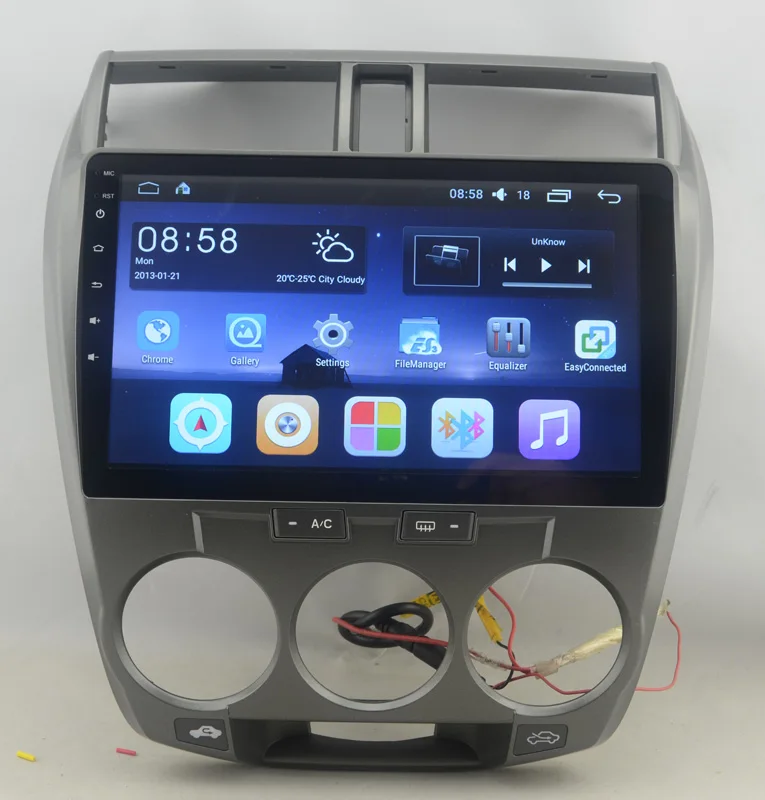 10 1 "четырехъядерный 2.5D ips экран Android Автомобильный gps Радио навигатор для Honda City
