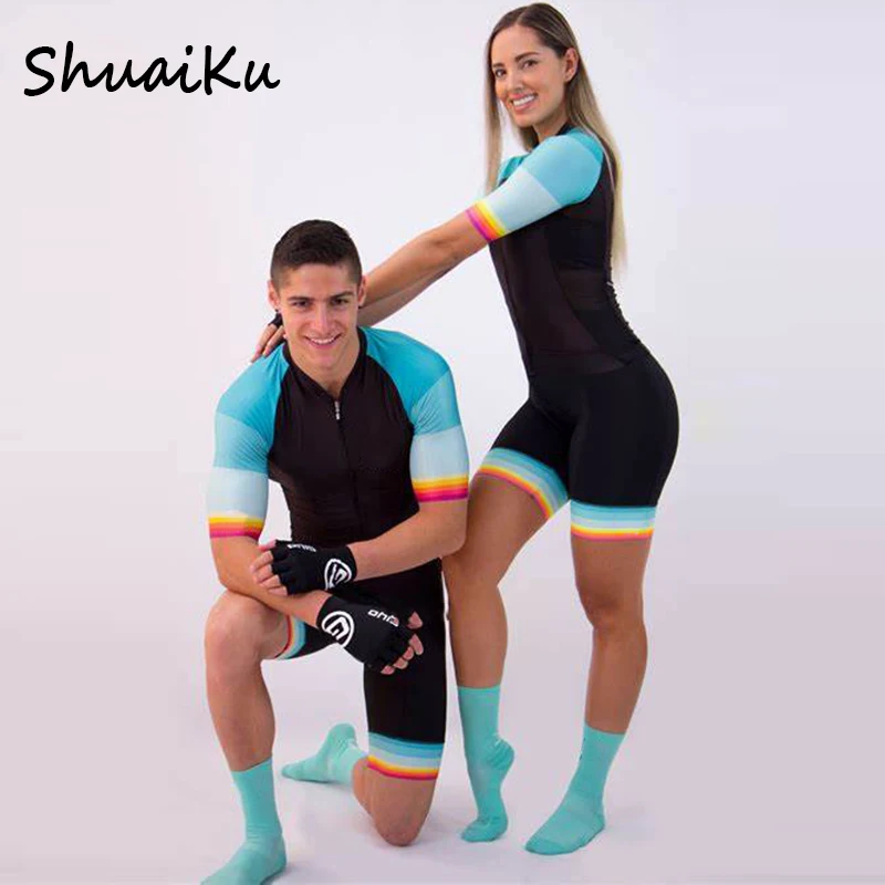 

2020 Summer Women's Riding Clothes Bike Suits Cycling Jersey Sets Shorts Sportswear Pro Triathlon Uniform Tights Quick-drying