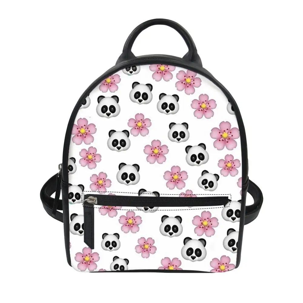 

Женский вместительный рюкзак с мультипликационной пандой, школьный ранец для девочек-подростков, Дамский дорожный легкий рюкзак