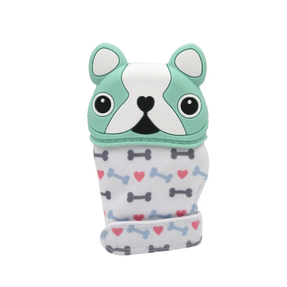 Детский мультяшный силиконовый Прорезыватель для зубов детская соска перчатка