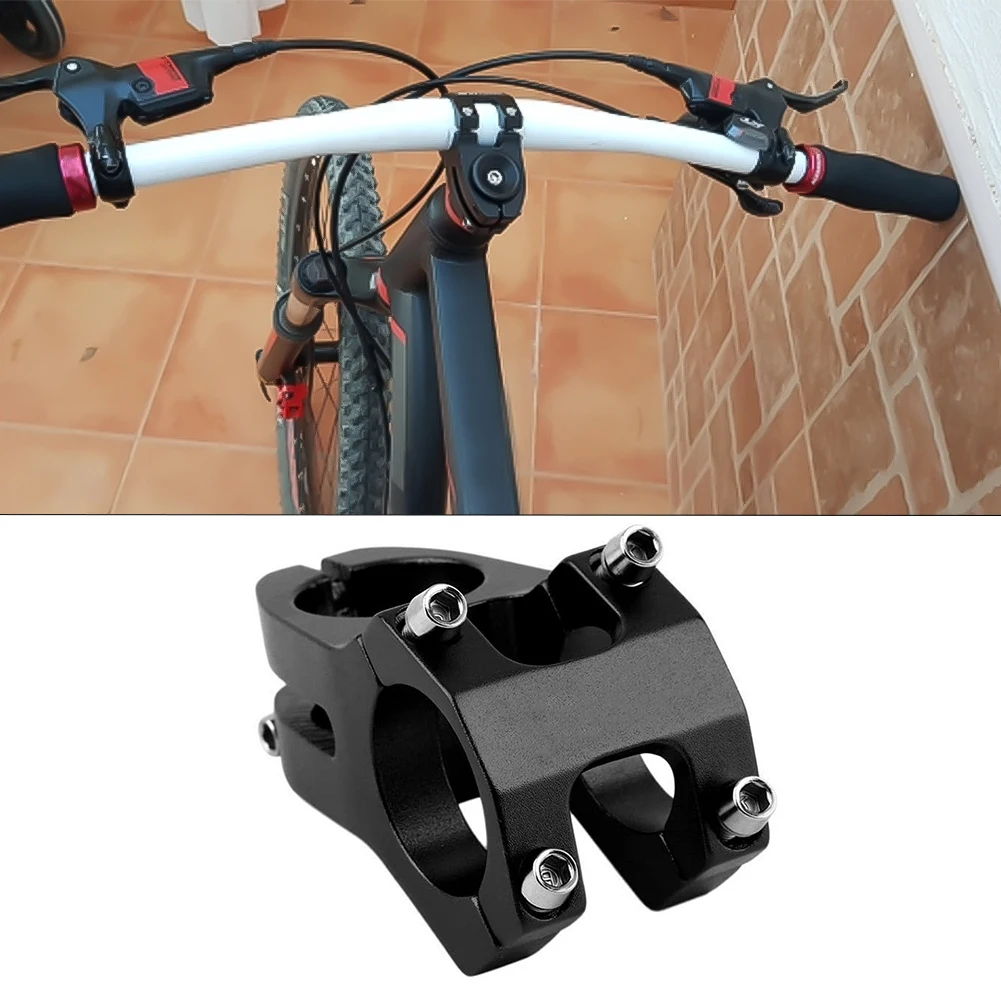 

Bike Stem Mountain Bike Bicycle Handlebar Short Stem Aluminum Alloy Blue Hollow Riser Bicycle Accessory
