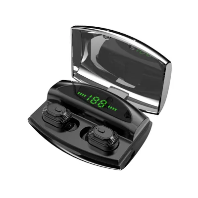 G03 G02 TWS 5,0 Bluetooth 9D стерео наушники беспроводные наушники IPX7 водонепроницаемые наушники 4000 мАч светодиодный дисплей Smart power Bank - Цвет: G03
