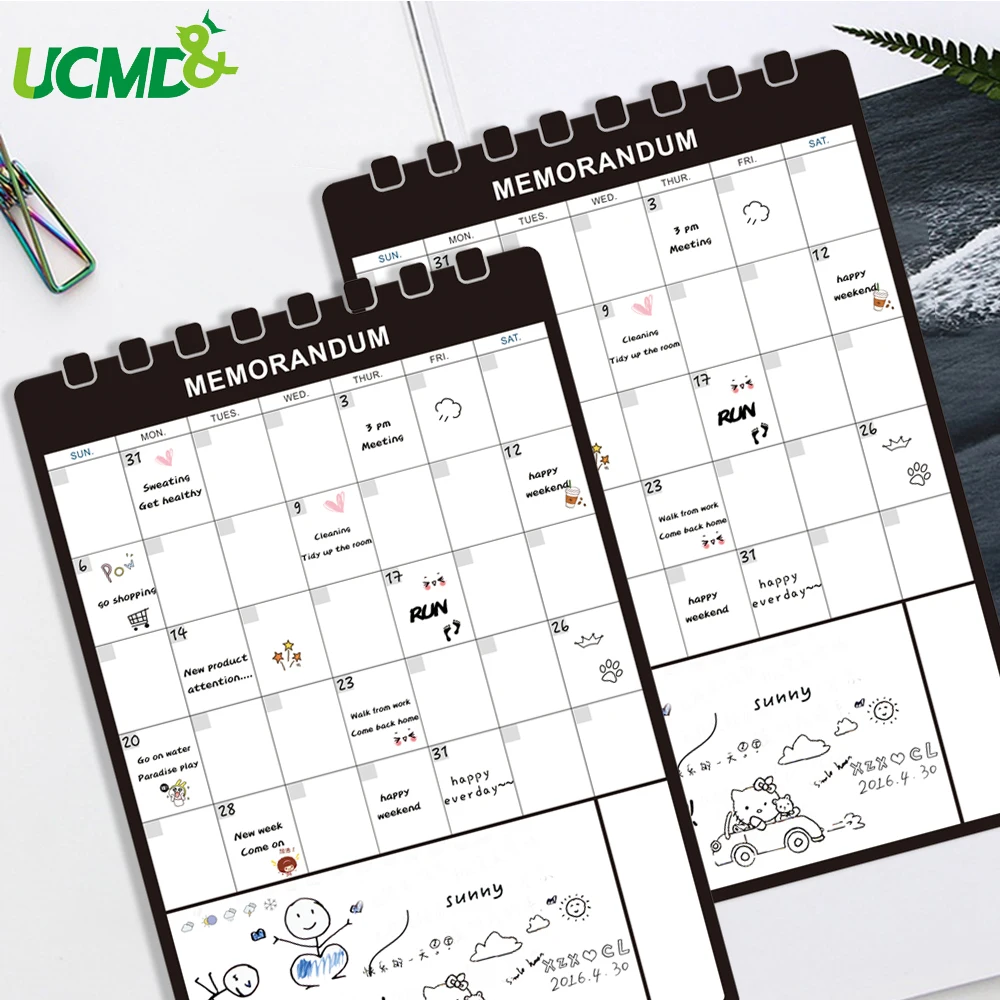 Магнитная доска лист ежемесячный ежедневник семья календари для холодильника