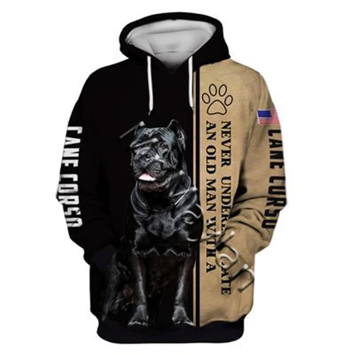 

Unisex 3D Graphic Hoodies Sweatshirts Animals Dog Art Cane Corso Hoodie Men/Women Casual Streetwear Sweatshirt Pullover QW-017