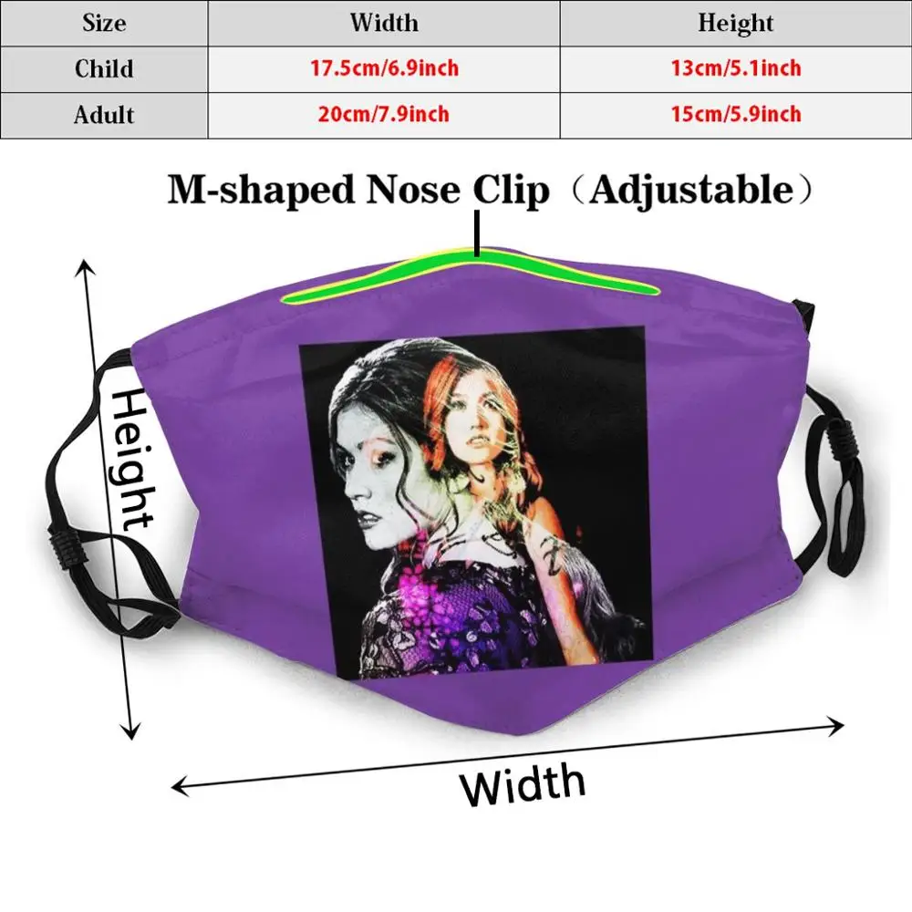 Закреплены в свой мир с моющимся фильтром Анти-пыль маска для лица мускатный