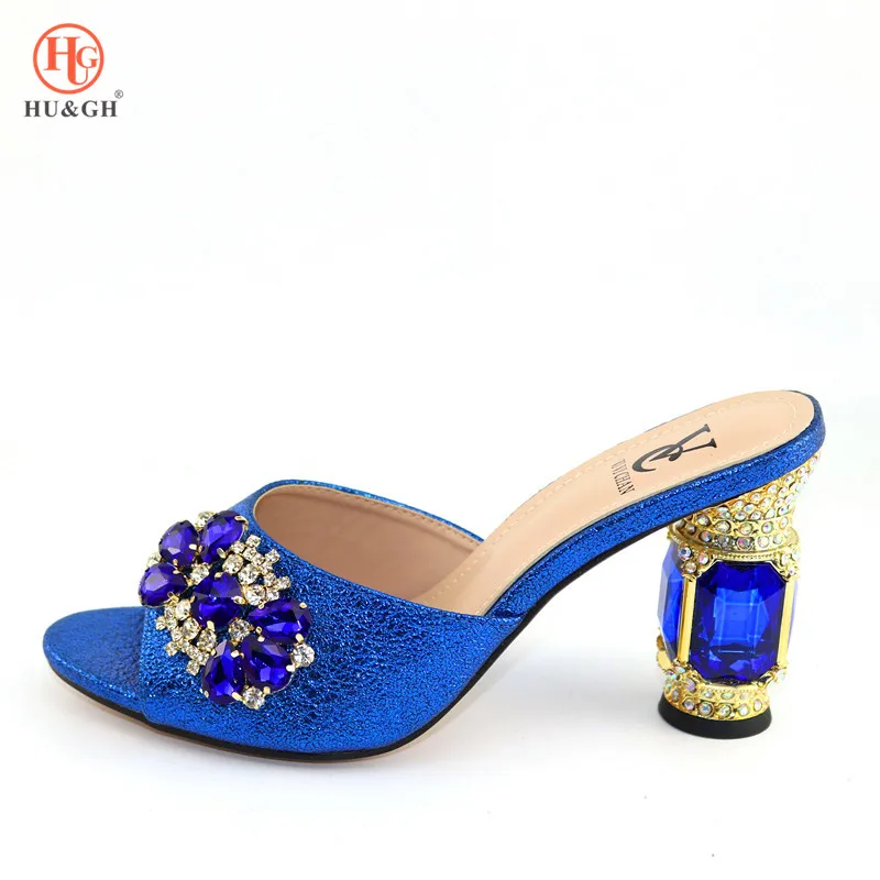 Ярко синий цвет Лидер продаж свадебная обувь из высококачественной