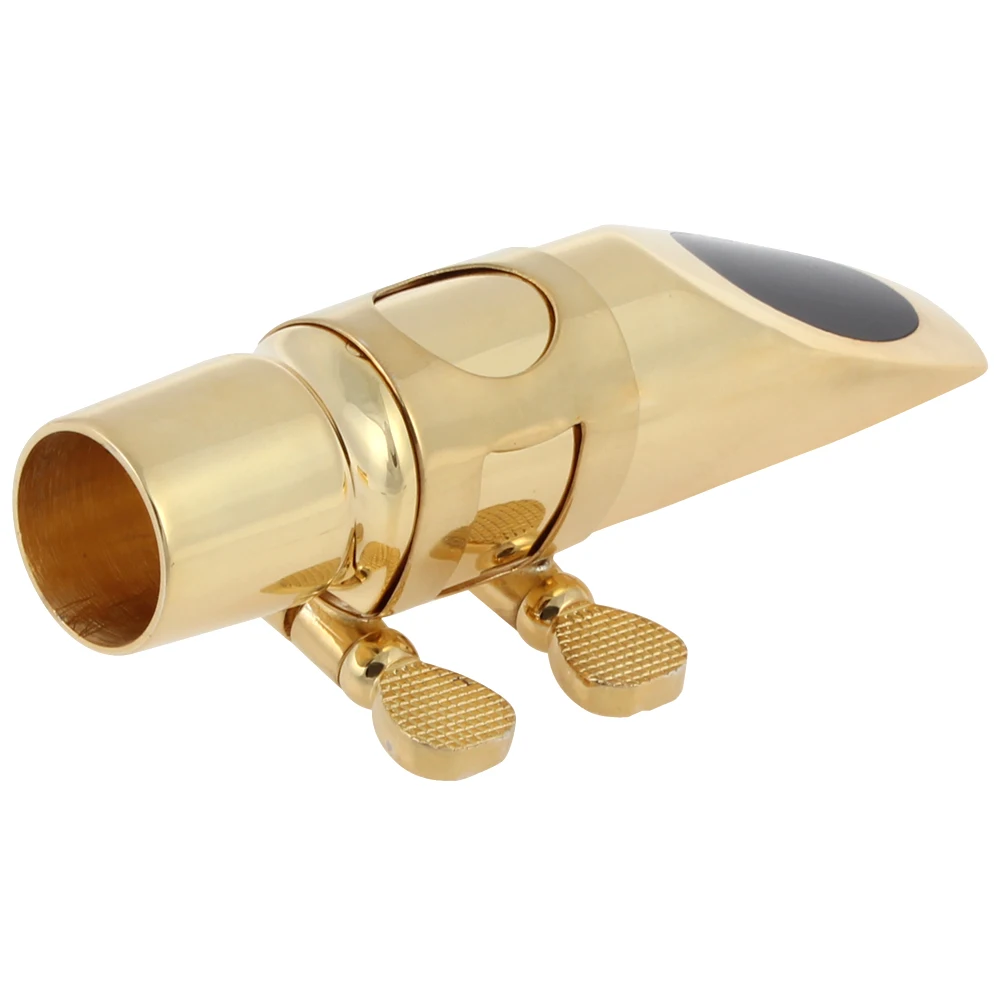 Саксофон профессиональный инструмент рупора позолоченный металлический