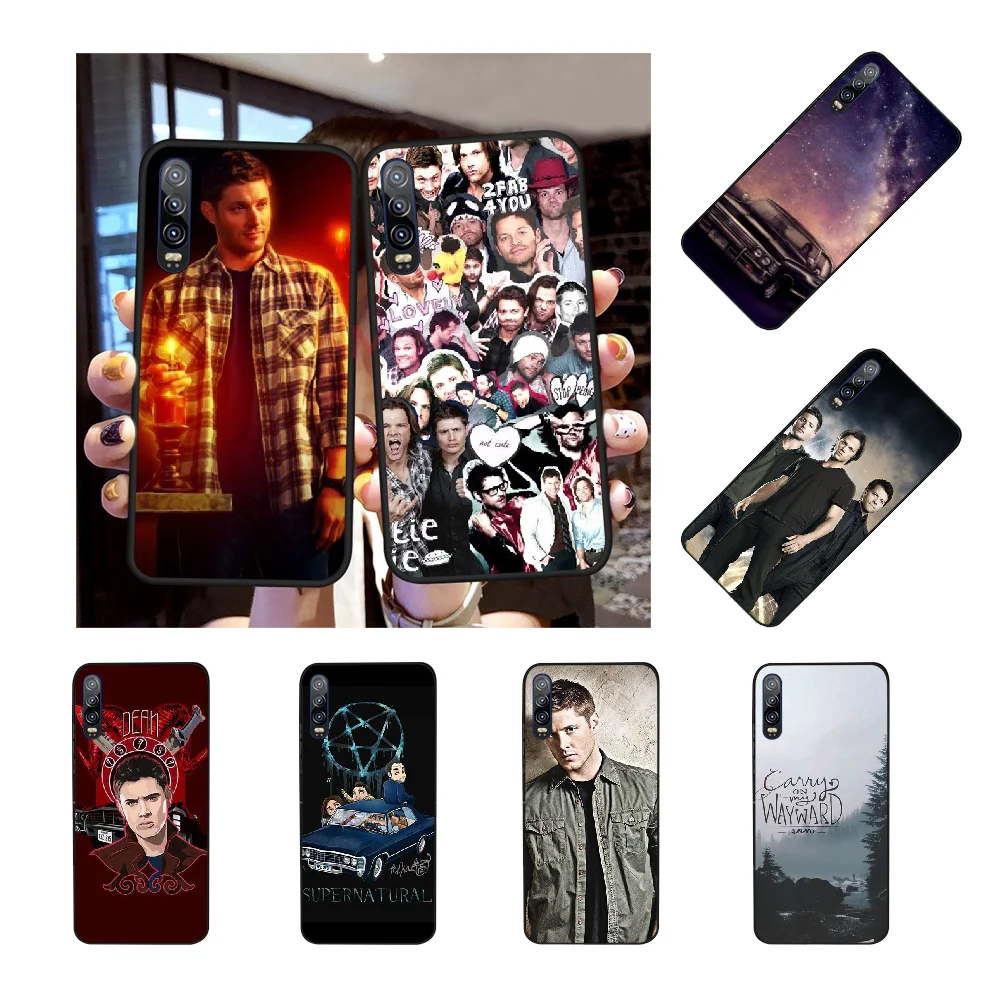 Чехол PENGHUWAN сверхнатуральный Jared Padalecki черный мягкий чехол для телефона Huawei Honor 20 10