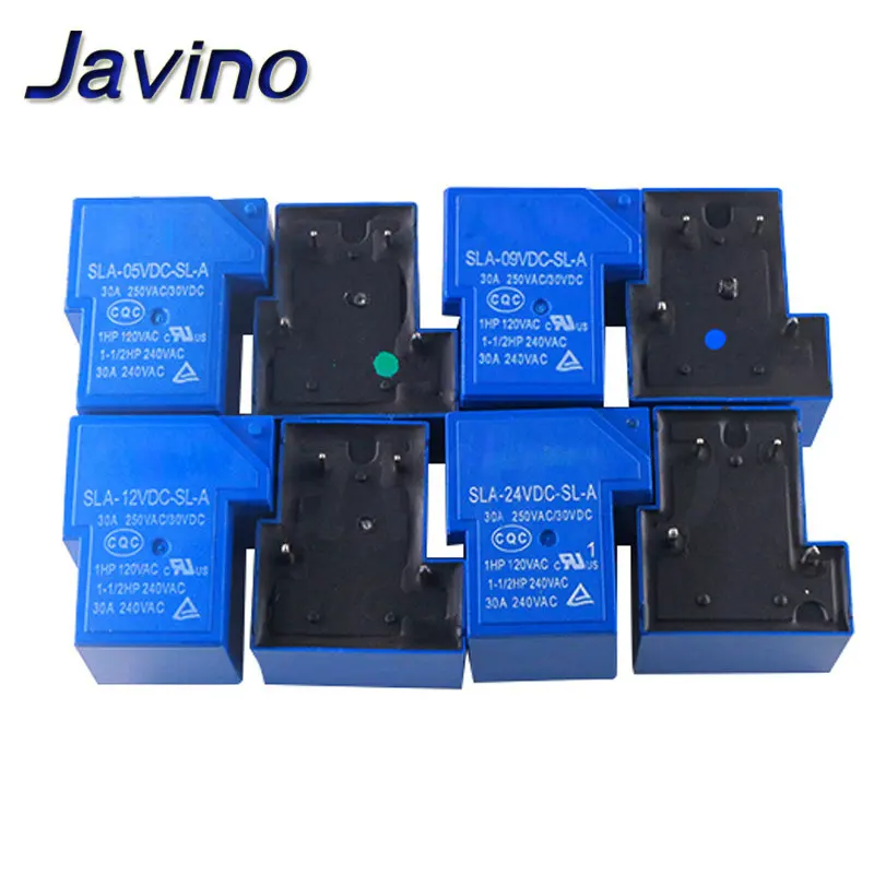 10 шт. реле питания SLA 05VDC SL A 09VDC 12VDC 5В 9В 12В 24В 30А 4PIN T90|Реле| |