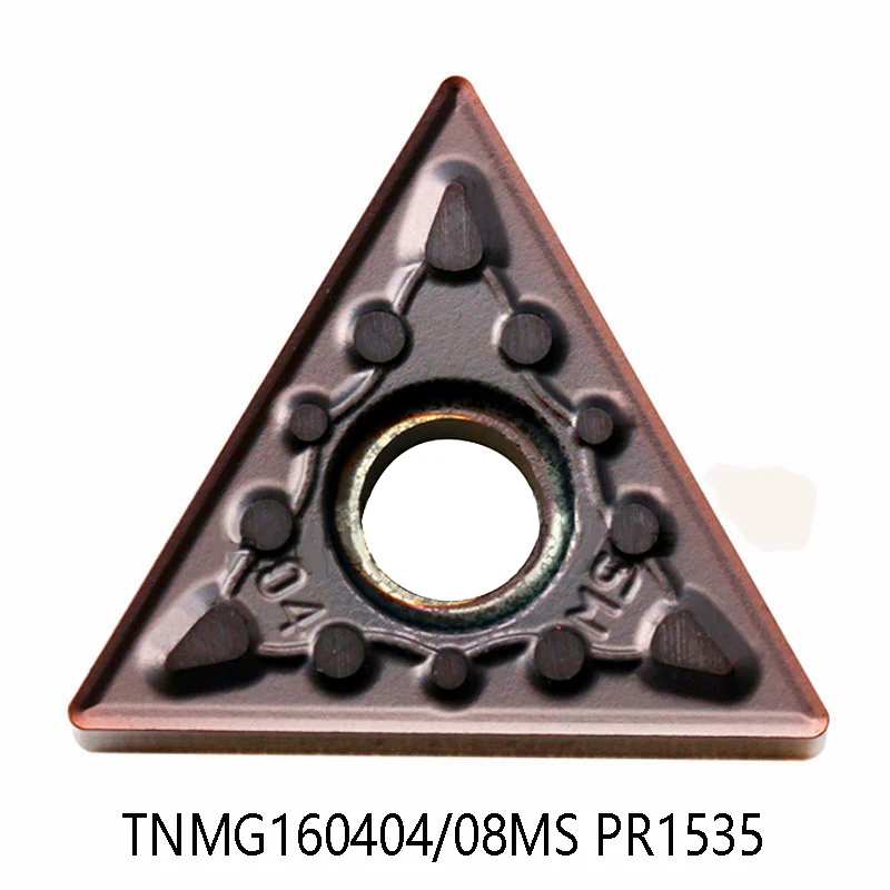 

100% оригинал TNMG160404MS TNMG160408MS PR1535 TNMG160404 TNMG160408 MS TNMG 160404 160408 карбидная вставка для токарного станка резак