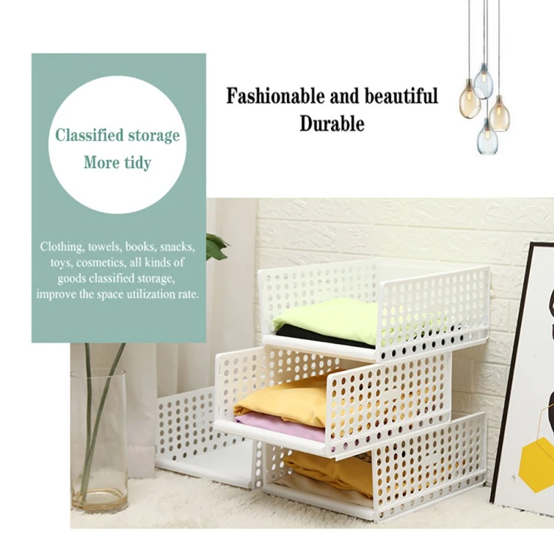 

Rectangular Storage Basket Folding Clthoes Laundry Basket Sundries Underwear Toy Storage Box Organizer Drawer Sorting Container
