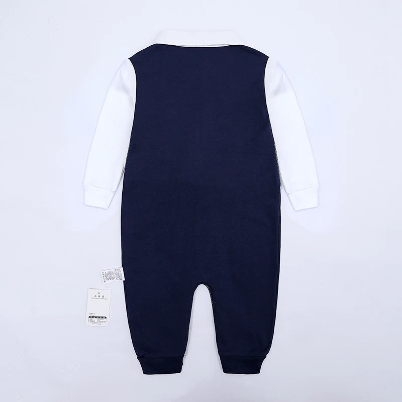 Модная одежда для новорожденных Для маленьких мальчиков джентльменский деловой