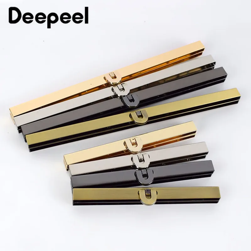 

Deepeel 2/5pcs 11.4/19cm Metal Wallet Frame Coins Buckles Purse Kisss Lock Clasp DIY Bag Parts Hardware Decor Accessories BF090