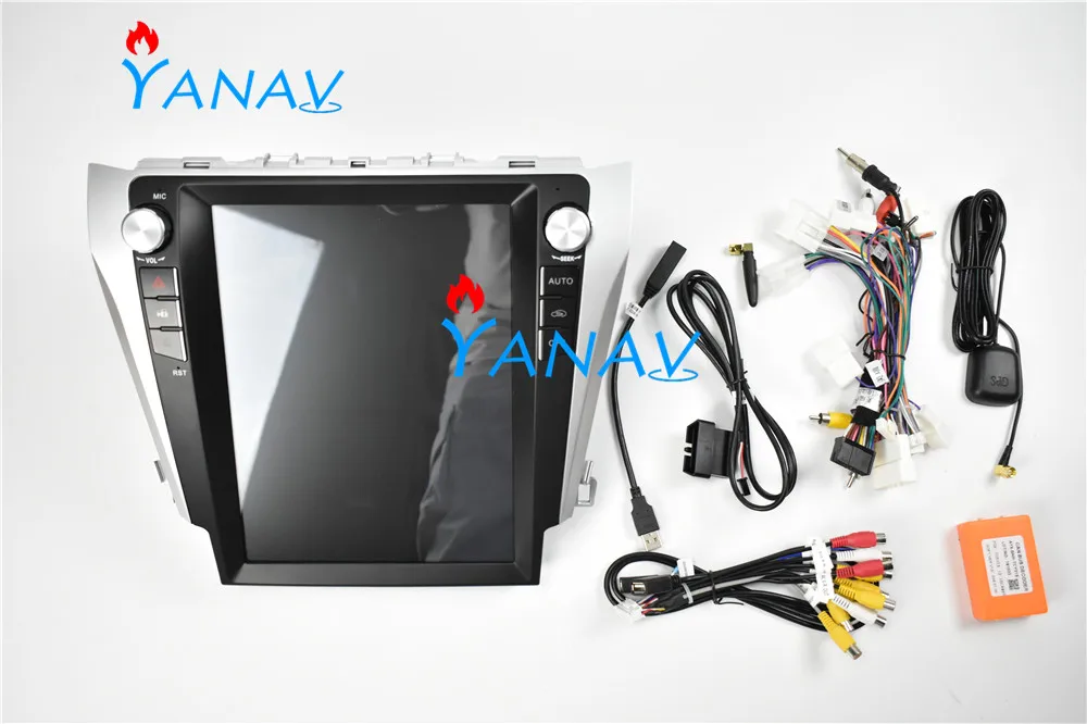 

Tesla Vertical Screen GPS Navigation For Toyota-Camry 2012-2016 PX6 Vertical Tesla Radio Screen Car HD Multimedia Player Stereo