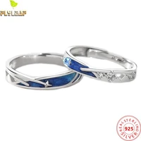 925 sterling silver meteor shower open couple rings for women original romantic valentines day birthday gift fine jewelry