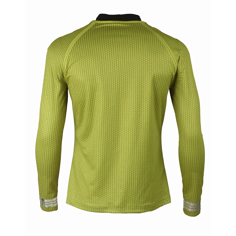 Костюм капитана Звездный путь в темноте Косплей Кирк зеленый цвет|Костюмы из