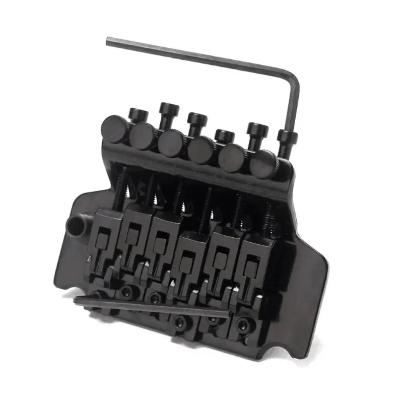 Floyd Rose Double Locking Tremolo System Bridge for Electric Guitar Parts Black | Спорт и развлечения