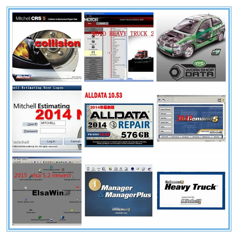 

2022 Hot Auto Repair Alldata V10.53 and OD5 software mit..ll 2015 atsg Vivid workshop usb3.0 1tb hdd all data DHL free shipping