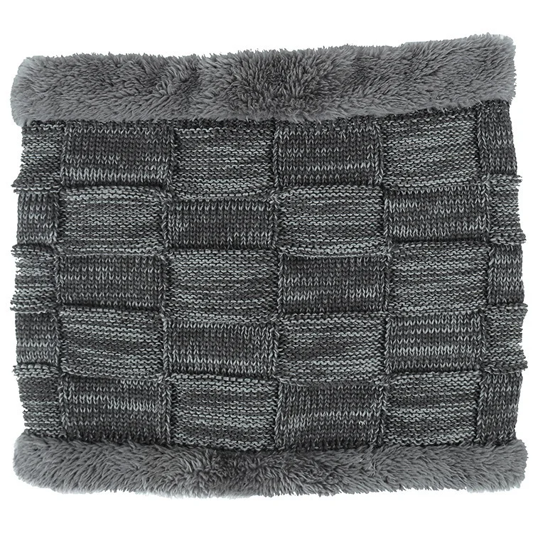 Зимняя шапочка-шарф skullies beanies мягкая теплая мешковатая шапка маска Gorros Зимние головные уборы для мужчин и женщин вязаная шапка