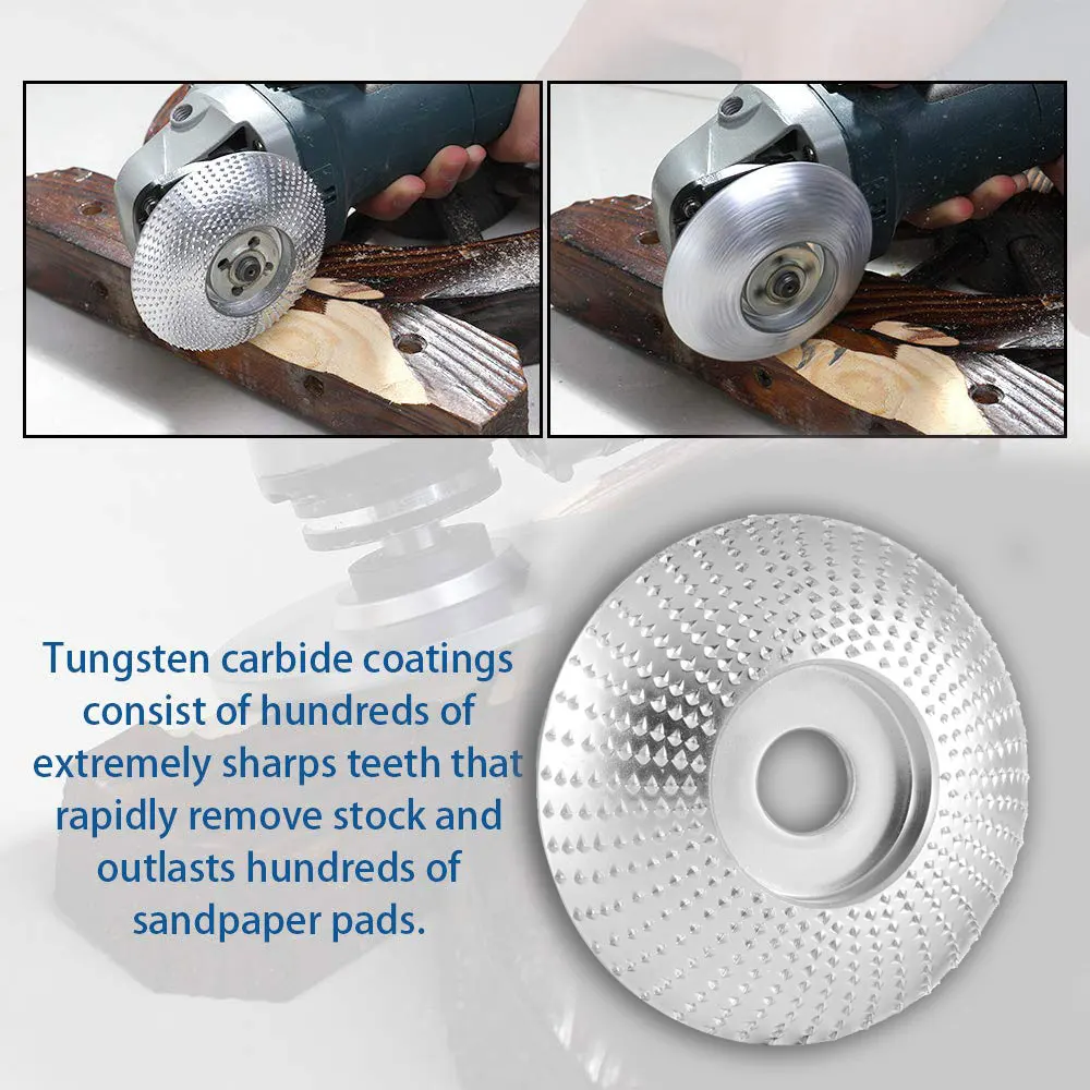 1 предмет древесины угловые шлифовальные для шлифовального колеса резьба