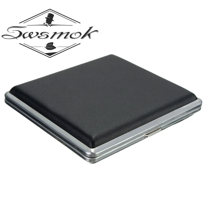 Изысканный Подарочный чехол для сигареты Черный Карманный кожаный