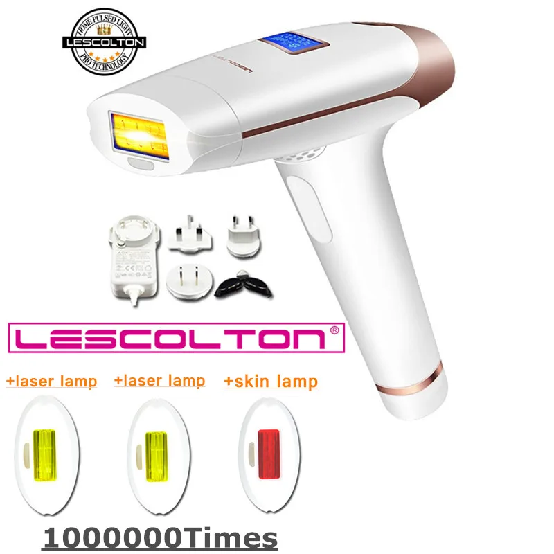 Фабричный IPL эпилятор lescolton 1600000 раз 6 в 1 5 лазерный для удаления волос прибор с ЖК