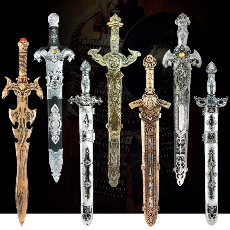 Европейский самурайский Косплей меч 50 см имитация меча игрушечное оружие