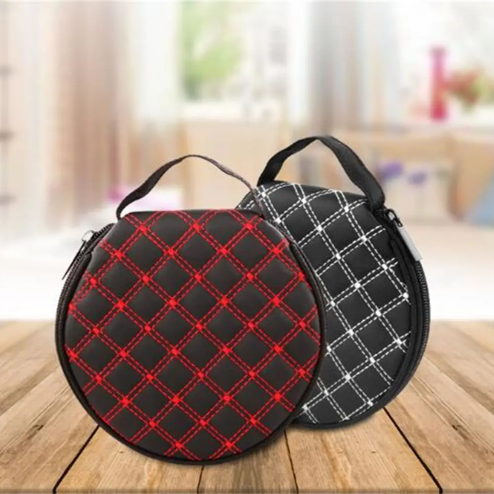 

Car Red Wine Cd Clip Multi-function Storage Bag Leather Box Bag Car Cd Cd Package Glasses Folder Holder