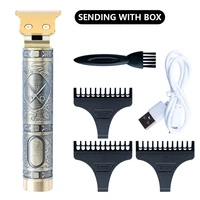 display professional hair clipper barber haircut sculpture cutter rechargeable razor trimmer adjustable cordles edge for men