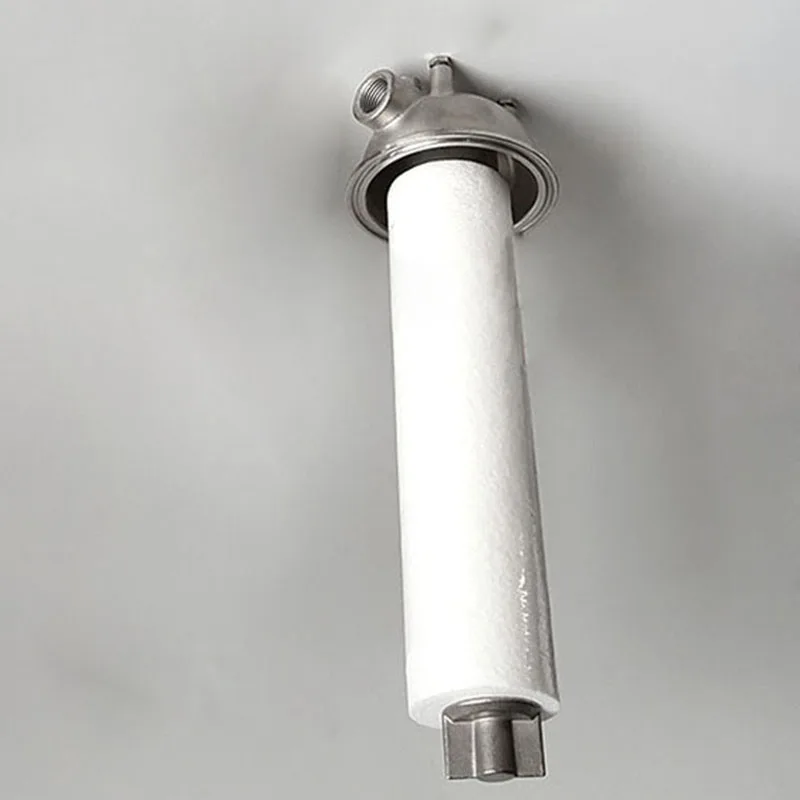 10" Industrial Stainless Steel SS304 Prefilter Large Flow Pipe Filter Casting Head Single Core Female Thread DN15/DN40 | Обустройство