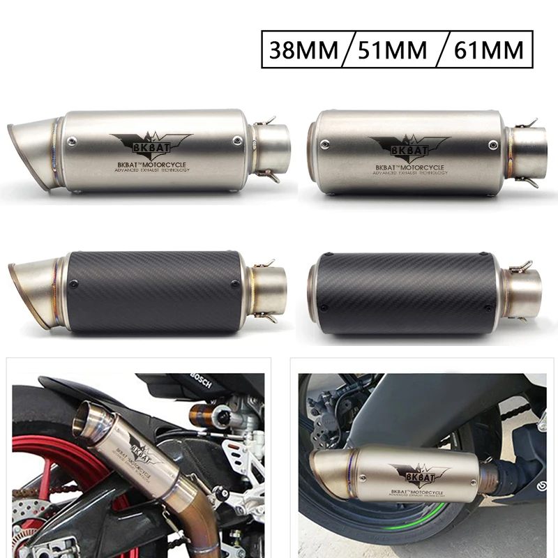 Глушитель выхлопной трубы для мотокросса Mufler Escape мотобайк GP Suzuki burgman 400 125 GSX r600 R1000