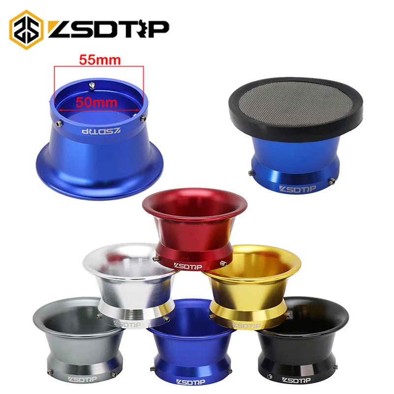 ZSDTRP 55 мм CNC алюминиевый воздушный фильтр интерфейс чашки для OKO KOSO MIKUNI PE PWK 32/34