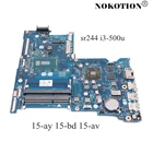 NOKOTION для HP 15-AY 15-BD 15-AC Материнская плата ноутбука 854940-601 854940-001 аккумулятор большой емкости BDL50 LA-D703P SR244 I3-5005U Процессор