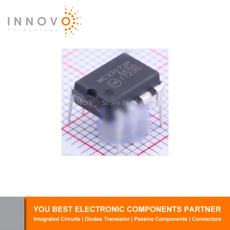 INNOVO 10 шт./лот UTC358 LM358AP RC4558P TL061CP MC33072PG MCP602-I/P TL082IP DIP-8 новые оригинальные |