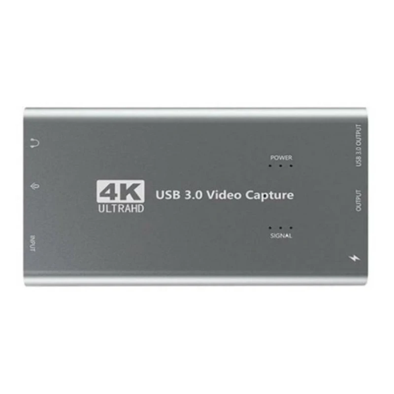

Карта видеозахвата 4K 1080P HDMI-USB 3,0, игровой рекордер для прямой трансляции, компоненты компьютера, Карта видеозахвата