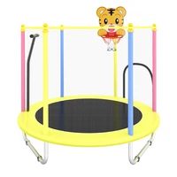 55inch trampoline baby jumper with enclosure indooroutdoor 150kg load kids trampoline park safety jumping bed