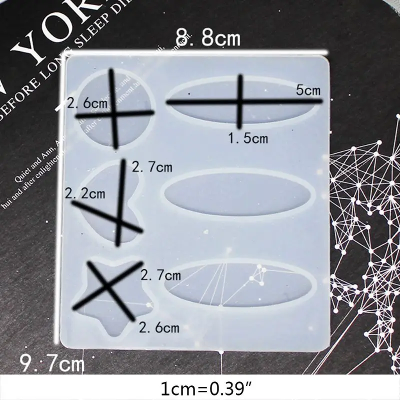 Кристаллическая эпоксидная смола форма заколка для волос литье силиконовой